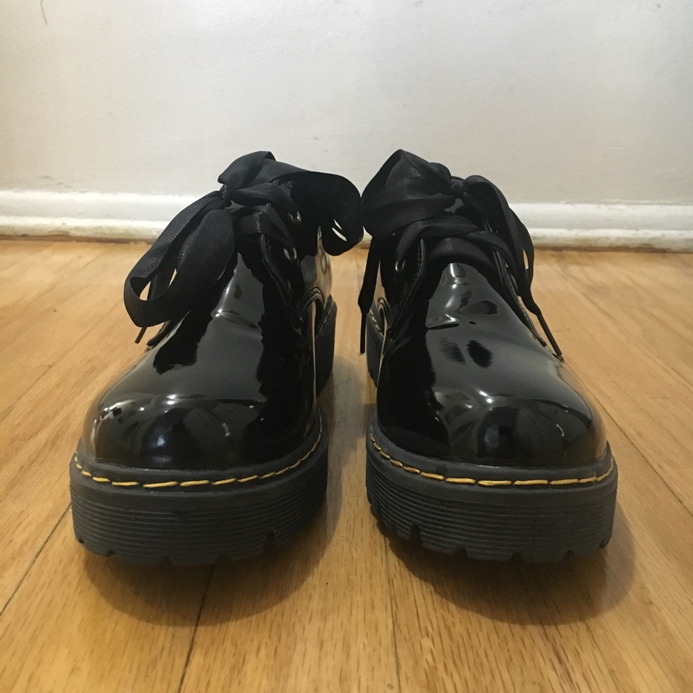 ♦️SOLD♦️From Japan Ribbon Lace Vinyl PVC Oxfords - Picture 2 of 6